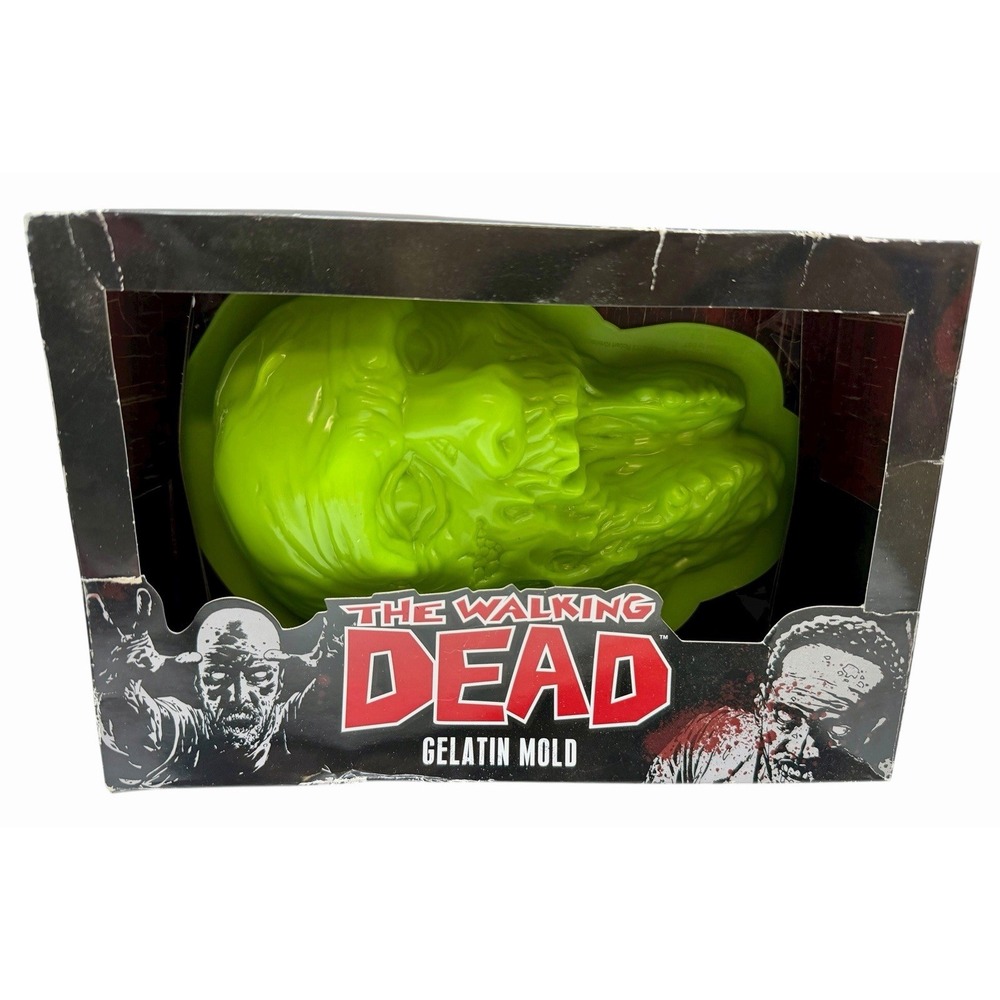 Walking Dead ZOMBIE HEAD GELATIN‎ DESSERT MOLD Halloween Horror Prop DIY Crafts